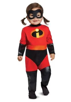 Deluxe Incredibles 2: Infant Violet Jumpsuit Costume With Skirt