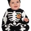 Infant Black Skeleton Costume