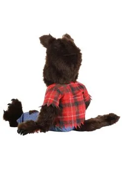 Brown Werewolf Costume For Infants -Men's Costumes Sales infant brown werewolf costume alt 2