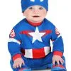 Captain America Steve Rogers Costume For Infants 1 Captain America Steve Rogers Costume For Infants -Men's Costumes Sales infant captain america steve rodgers costume