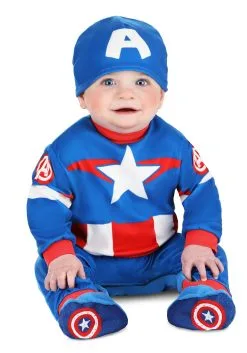 Captain America Steve Rogers Costume For Infants