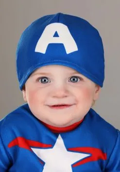 Captain America Steve Rogers Costume For Infants -Men's Costumes Sales infant captain america steve rodgers costume alt 2