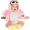 Fuzzy Pink Owl Infant Costume
