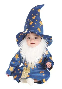 Li'l Wizard Infant Costume 6 Li'l Wizard Infant Costume -Men's Costumes Sales infant lil wizard costume alt 1