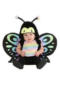 Rainbow Butterfly Onesie For Infants -Men's Costumes Sales infant rainbow butterfly onesie alt 2