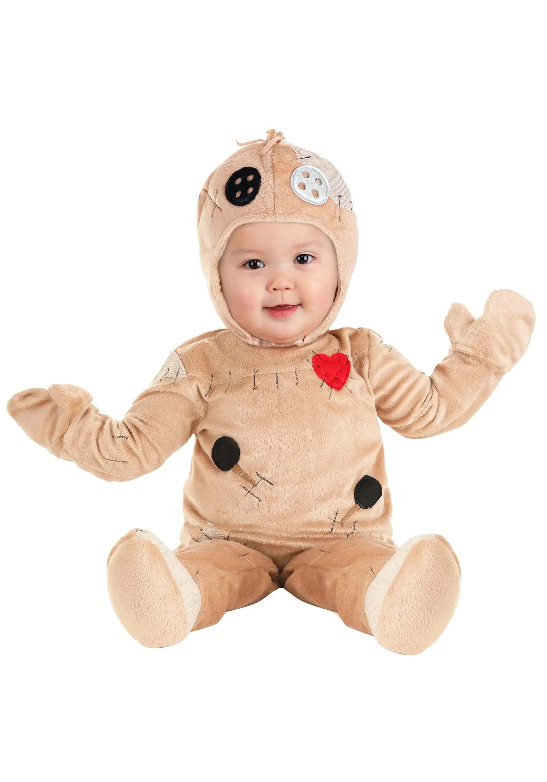 Spooky Voodoo Doll Costume For Infants 2 Spooky Voodoo Doll Costume For Infants