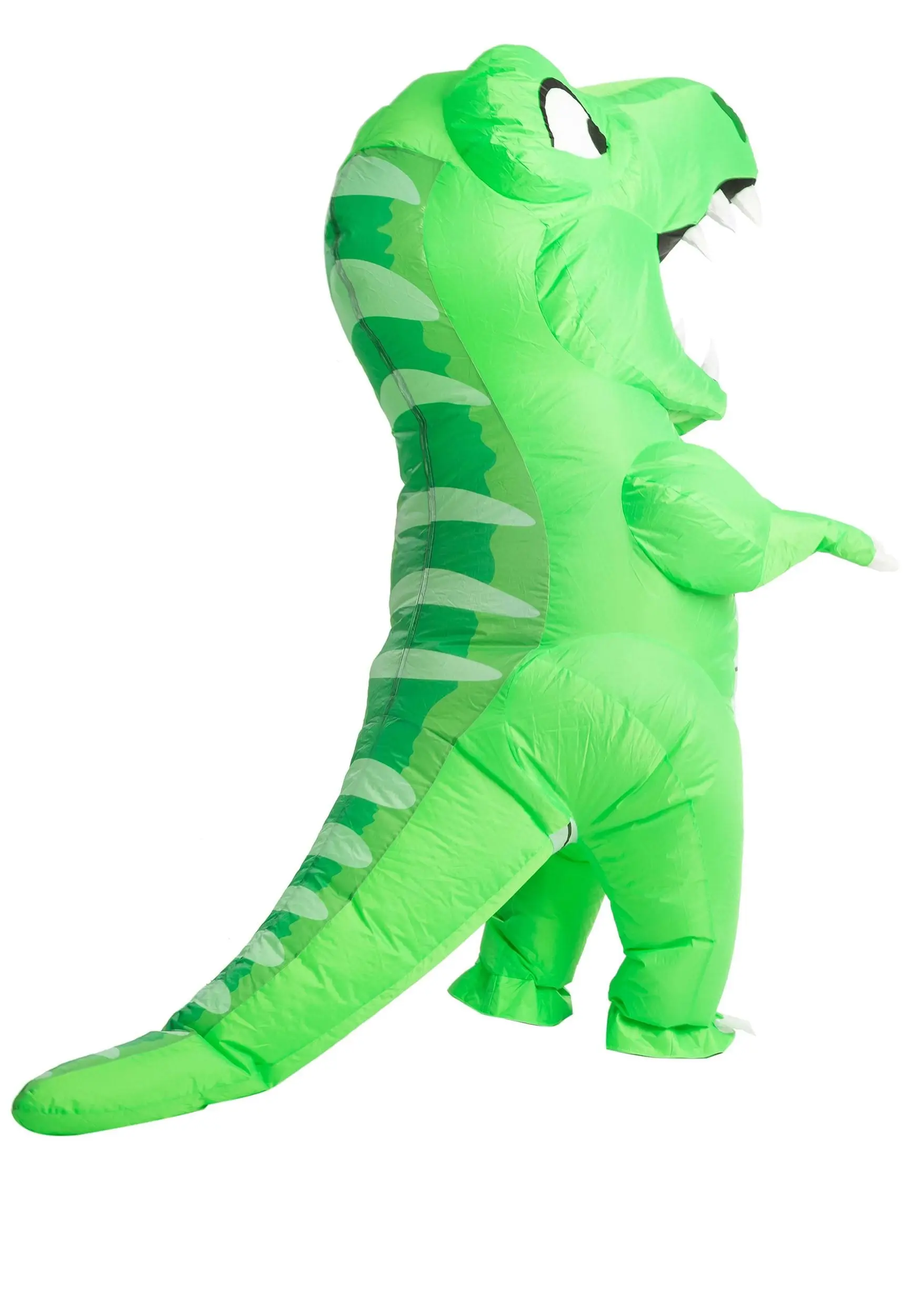Inflatable Adult Green Dino Costume 4 Inflatable Adult Green Dino Costume - Image 2