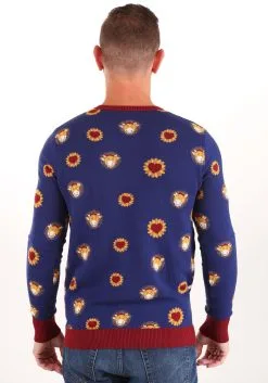 Jay And Silent Bob Buddy Christ Jesus Ugly Christmas Sweater -Men's Costumes Sales jay and silent bob buddy christ ugly sweater alt 5 upd