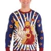 Jay And Silent Bob Buddy Christ Jesus Ugly Christmas Sweater