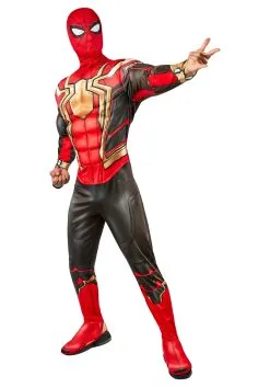 Marvel Deluxe Adult Iron Spider-Man Costume -Men's Costumes Sales marvel deluxe iron spiderman adult costume alt 2