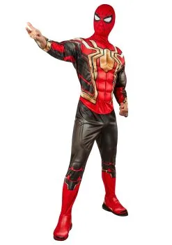 Marvel Deluxe Adult Iron Spider-Man Costume -Men's Costumes Sales marvel deluxe iron spiderman adult costume alt 3