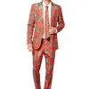 Men's Red Christmas Trees Suitmeister Suit -Men's Costumes Sales mens christmas trees suitmiester suit