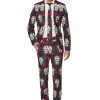 Day Of The Dead Suitmeister Men's Suit Costume 2 Day Of The Dead Suitmeister Men's Suit Costume -Men's Costumes Sales mens day of the dead suitmiester suit