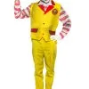 Evil Fast Food Clown Men's Costume 1 Evil Fast Food Clown Men's Costume -Men's Costumes Sales mens evil fast food clown costume