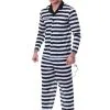 Plus Size Deluxe Button Down Jailbird Men's Costume 1 Plus Size Deluxe Button Down Jailbird Men's Costume -Men's Costumes Sales mens plus size jailbird costume update1