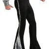 Men's Silver Sequin Disco Pants