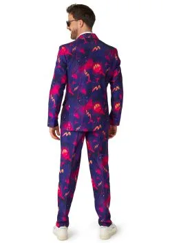 Suitmeister Retro Neon Navy Suit For Men -Men's Costumes Sales mens suitmeister retro neon navy suit alt 1
