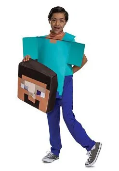 Minecraft Child Adaptive Steve Costume 10 Minecraft Child Adaptive Steve Costume -Men's Costumes Sales minecraft child adaptive steve costume alt 1