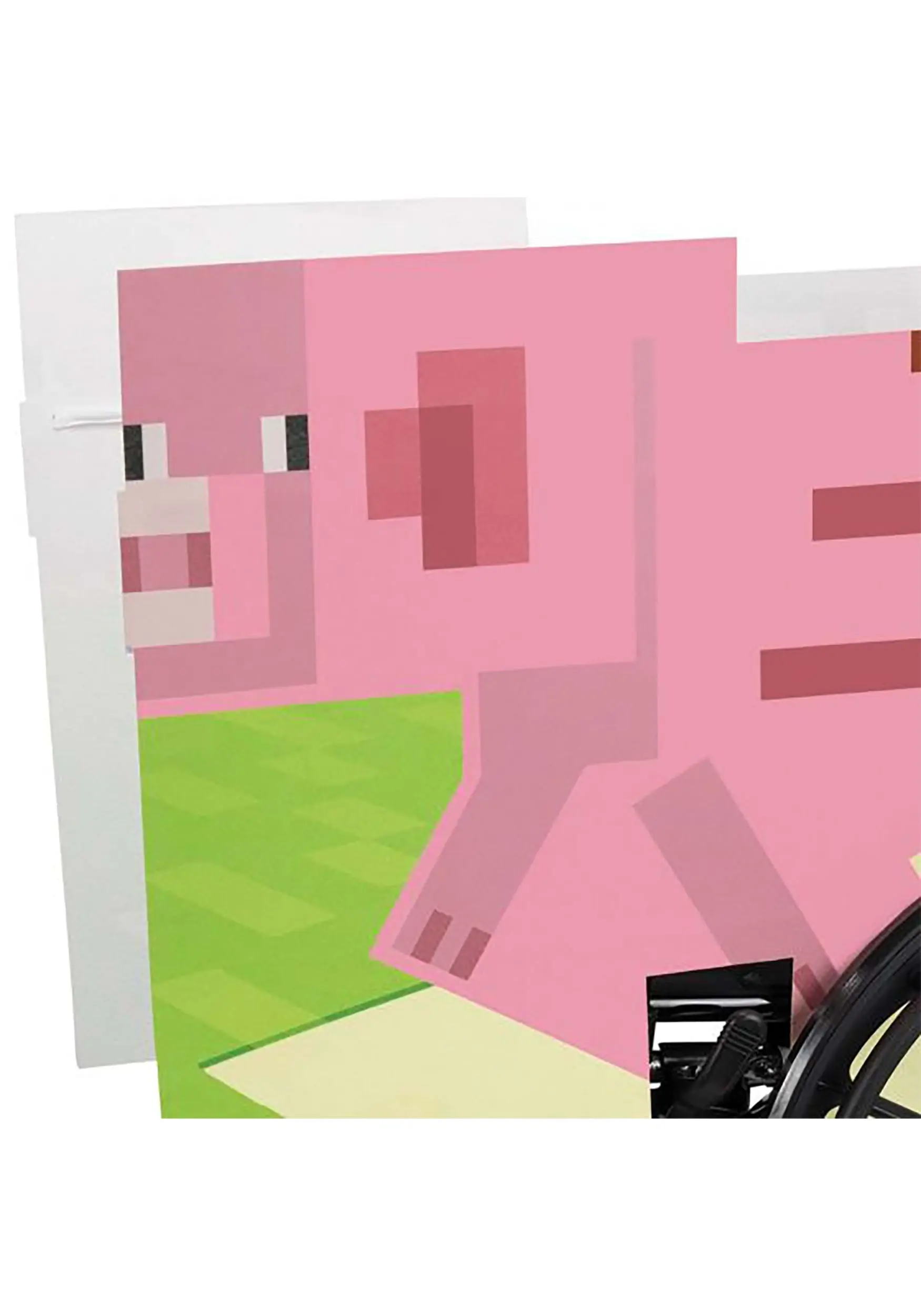 Minecraft Pig Adaptive Wheelchair Cover 4 Minecraft Pig Adaptive Wheelchair Cover - Image 2
