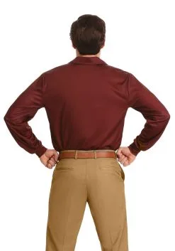 Men's Plus Size Parks And Recreation Ron Swanson Costume -Men's Costumes Sales parks and recreation ron swanson costume alt 2