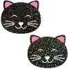 Pastease Black Cat Glitter Pasties For Adults -Men's Costumes Sales pastease black cat glitter pasties