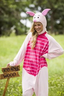 Winnie The Pooh Piglet Deluxe Adult Costume 17 Winnie The Pooh Piglet Deluxe Adult Costume -Men's Costumes Sales piglet deluxe adult costume alt 2
