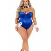 Playboy Plus Size Royal Blue Bunny Costume For Women 1 Playboy Plus Size Royal Blue Bunny Costume For Women -Men's Costumes Sales playboy plus size womens royal blue bunny costume