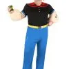Plus Size Deluxe Popeye Costume For Men 1 Plus Size Deluxe Popeye Costume For Men -Men's Costumes Sales plus size deluxe popeye costume