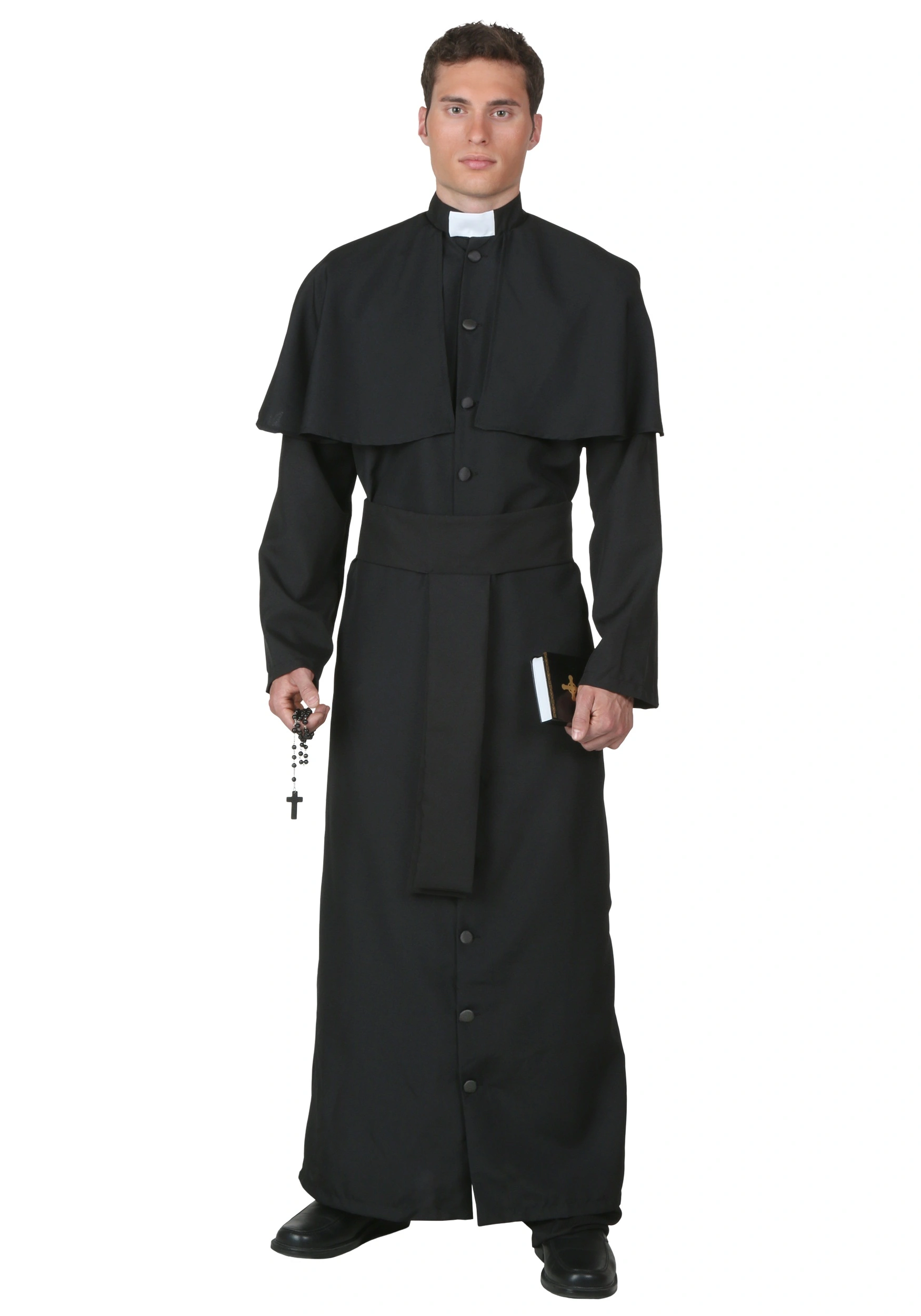 Plus Size Deluxe Priest Costume 3 Plus Size Deluxe Priest Costume