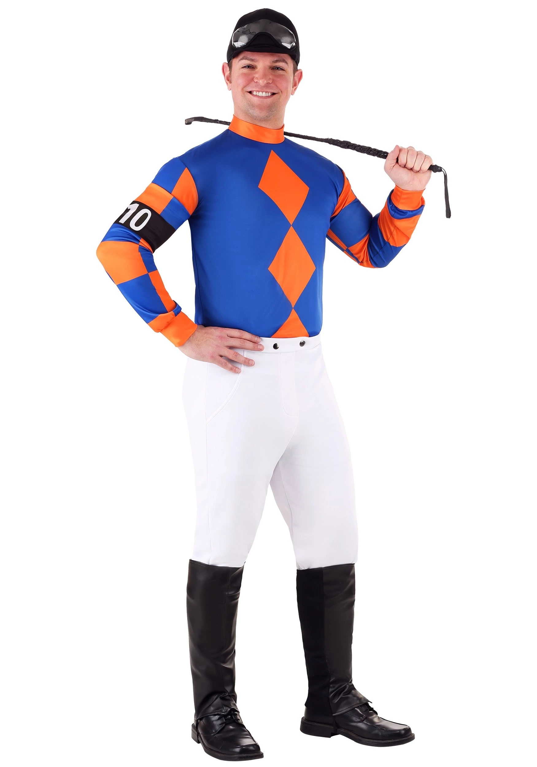 Plus Size Kentucky Derby Jockey Costume For Men 3 Plus Size Kentucky Derby Jockey Costume For Men