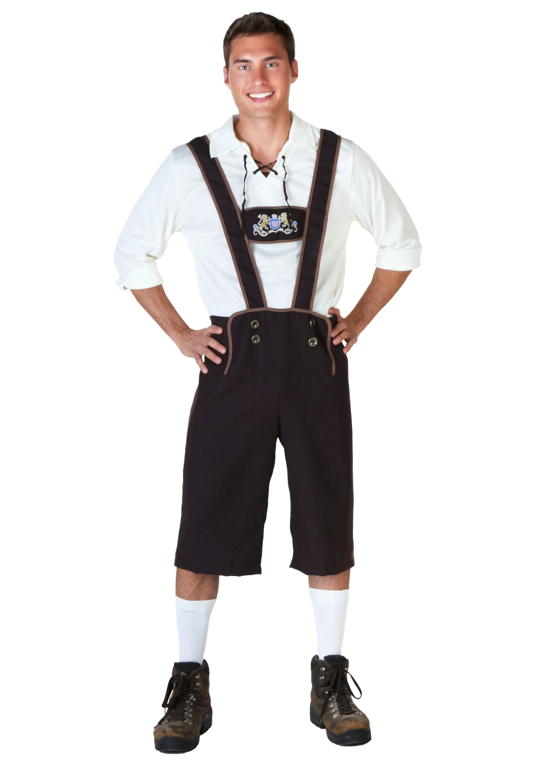 Plus Size Lederhosen Costume For Men 3 Plus Size Lederhosen Costume For Men