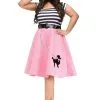 Plus Size Poodle Skirt Costume Dress For Women