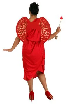 Women's Cupid Plus Costume -Men's Costumes Sales plus womens cupid costume alt 2