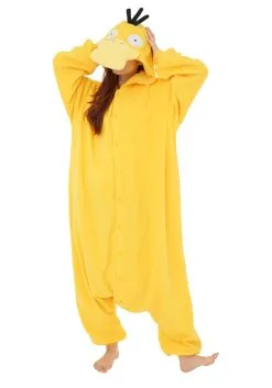 Plus Size Pokemon Psyduck Adult Kigurumi
