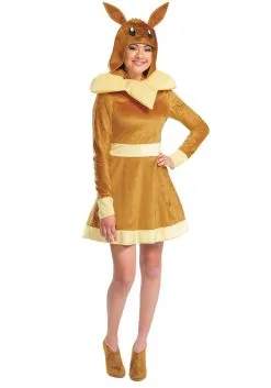 Pokemon Eevee Women's Dress Costume 11 Pokemon Eevee Women's Dress Costume -Men's Costumes Sales pokemon womens eevee dress costume alt 3
