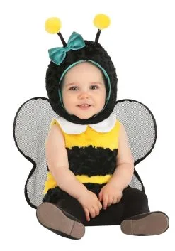 Posh Peanut Beatrice Bumble Bee Costume For Infants -Men's Costumes Sales posh peanut infant beatrice bumble bee costume alt 3