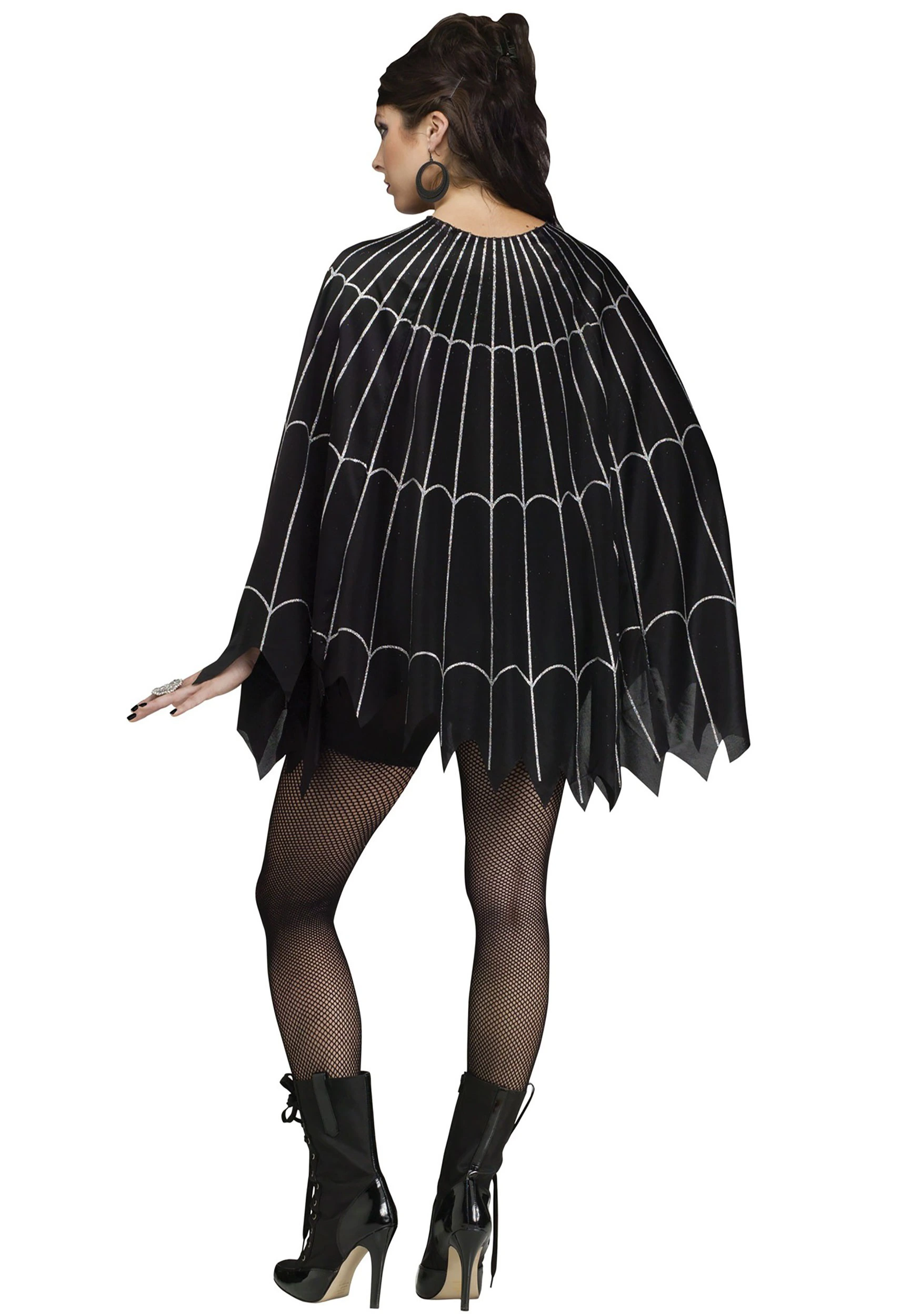 Spider Web Poncho Costume 4 Spider Web Poncho Costume - Image 2