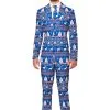 Men's Blue Nordic Christmas Suitmeister Suit