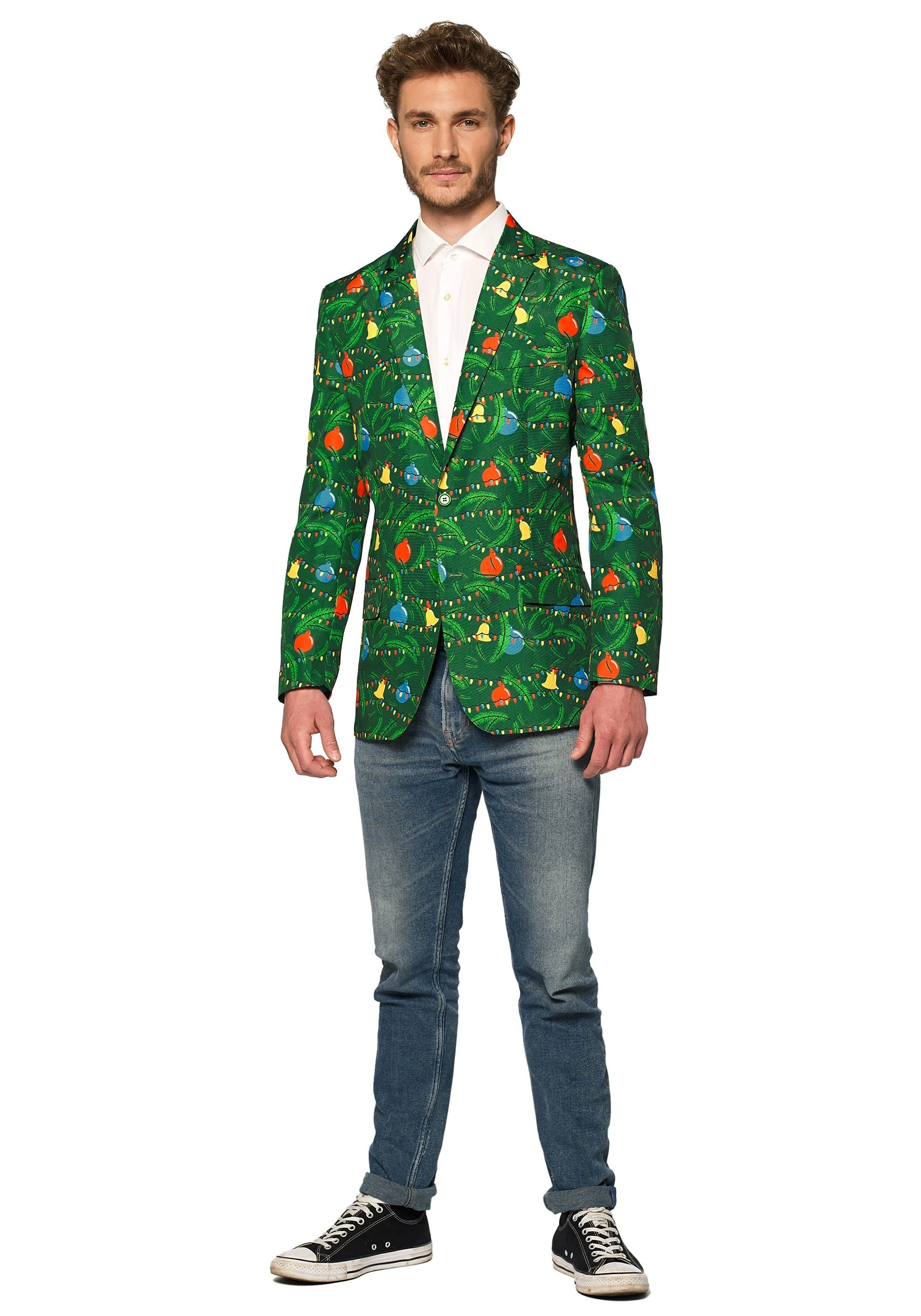 Suitmeister Christmas Green Tree Light Up Men's Blazer 3 Suitmeister Christmas Green Tree Light Up Men's Blazer