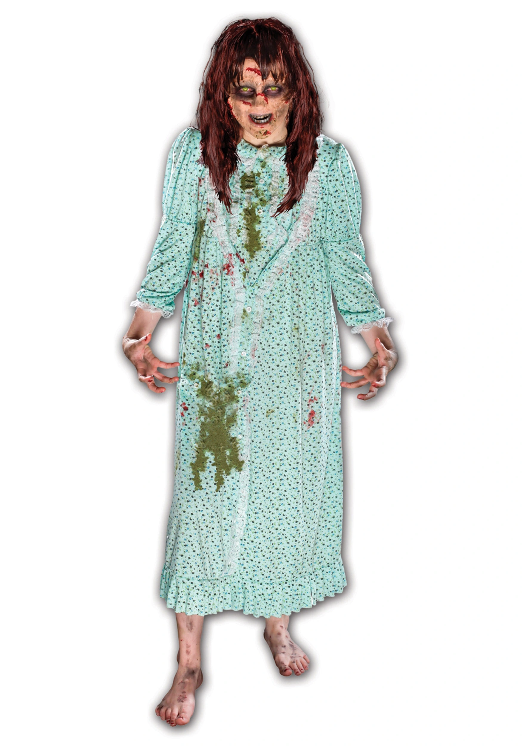 The Exorcist Regan Costume W/ Wig 3 The Exorcist Regan Costume W/ Wig