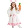 Girl's Fuzzy White Rabbit Costume For Toddlers -Men's Costumes Sales toddler fuzzy white rabbit costume