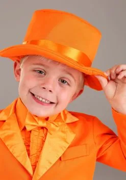Toddler Orange Tuxedo Costume -Men's Costumes Sales toddler orange tuxedo alt 2