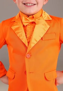 Toddler Orange Tuxedo Costume -Men's Costumes Sales toddler orange tuxedo alt 3