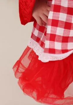 Toddler Red Riding Hood Tutu Costume -Men's Costumes Sales toddler riding hood tutu costume alt 2