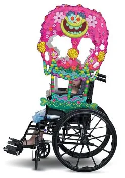 Adaptive Trolls Wheelchair Cover Costume