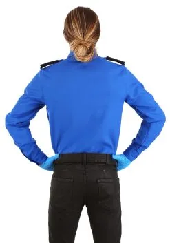 Longsleeve TSA Agent Blue Costume Shirt -Men's Costumes Sales tsa agent blue longsleeve shirt alt 1