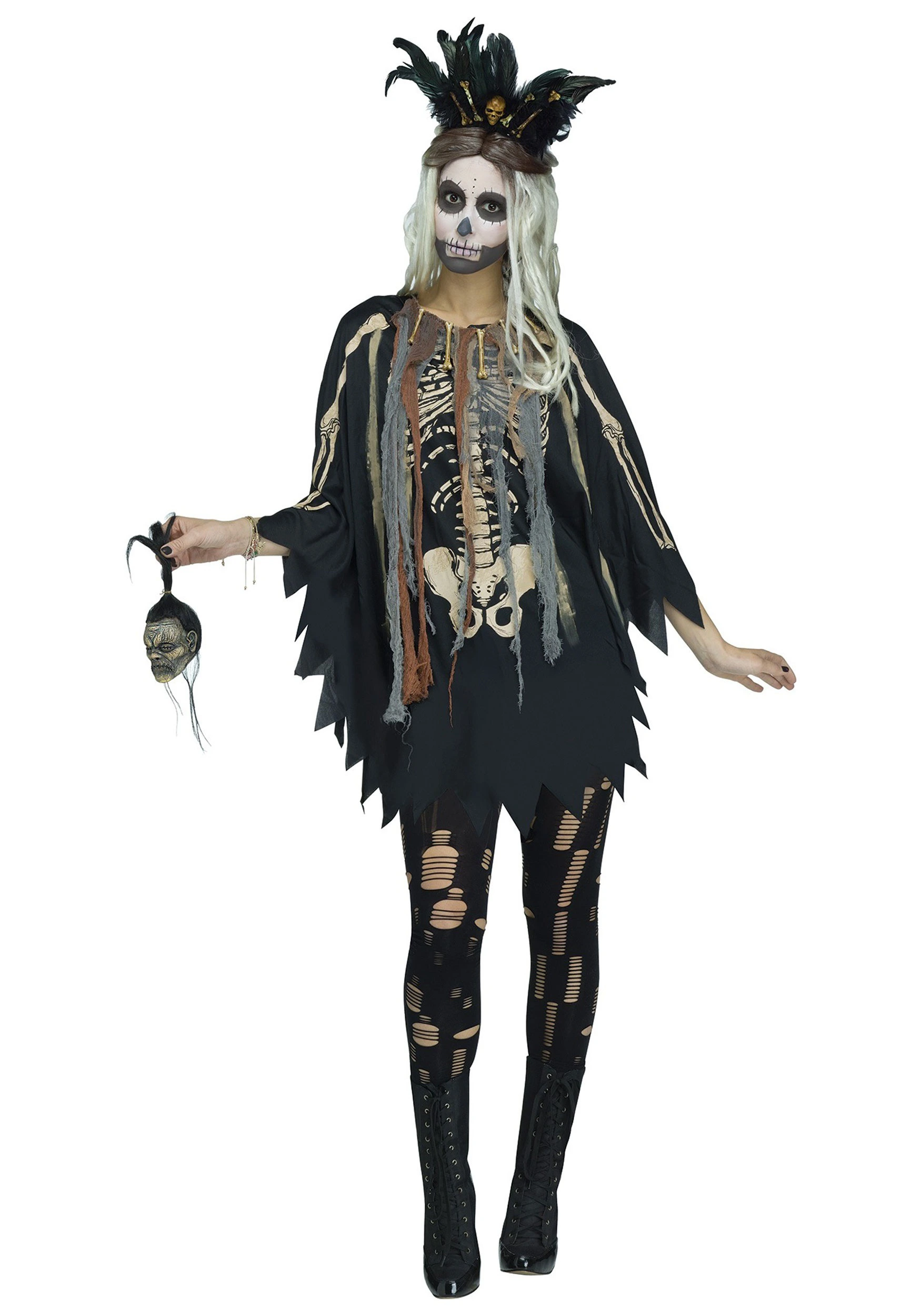 Voodoo Poncho Costume 3 Voodoo Poncho Costume