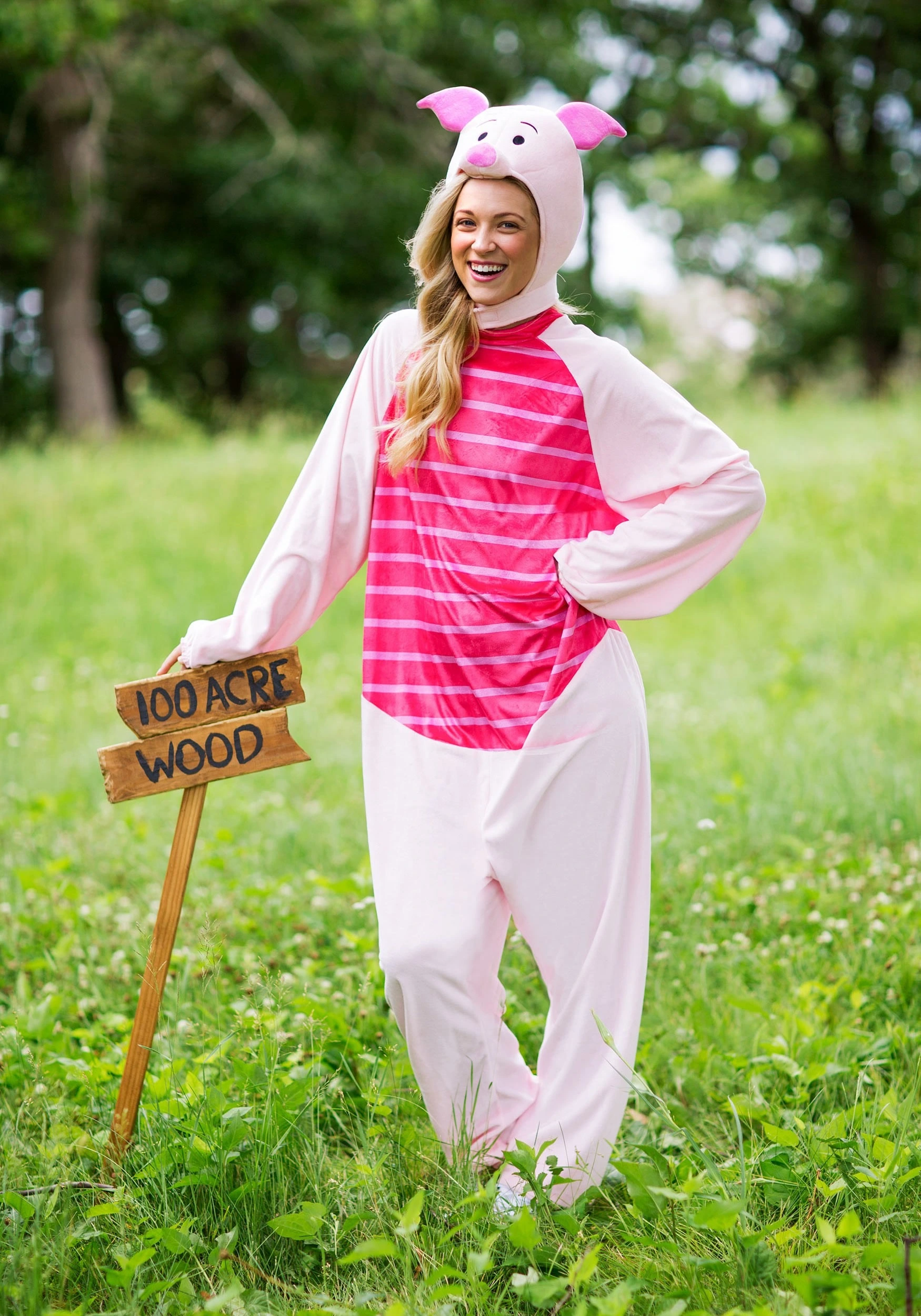 Winnie The Pooh Piglet Deluxe Adult Costume 3 Winnie The Pooh Piglet Deluxe Adult Costume