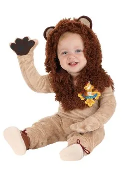 Wizard Of Oz Cowardly Lion Infant Costume -Men's Costumes Sales wizard of oz infant cowardly lion costume alt 2