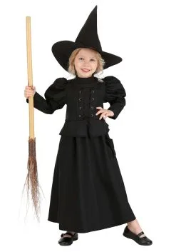 Girl's Wizard Of Oz Toddler Wicked Witch Costume